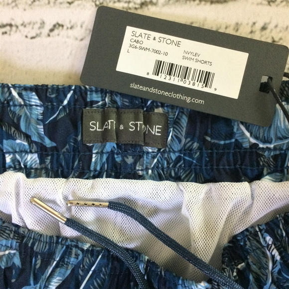 NWT Slate & Stone Cabo Men's Swim Trunks XL - Picture 2 of 6